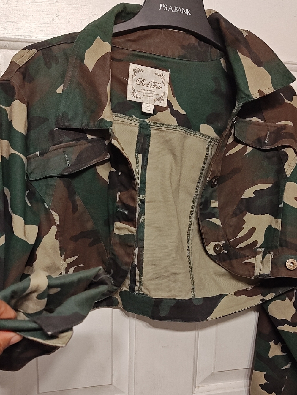 Red Rose Women's Camo Jacket - Green Camouflage